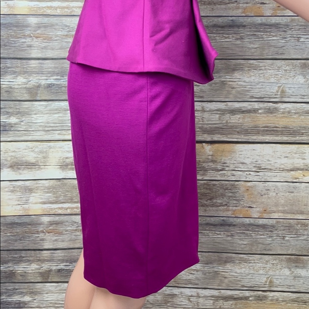 Ted Baker Fuchsia Kwyli Structured Zip Peplum Dre… - image 5